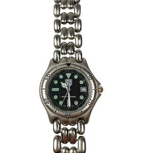 Vintage Andre Cheval Quartz Watch Water Resistant 18K PLD Japan Movement 80s 90s